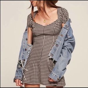 Reformation Lucinda gingham dress